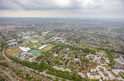 Loughborough University - Aerial Views - May 2019.