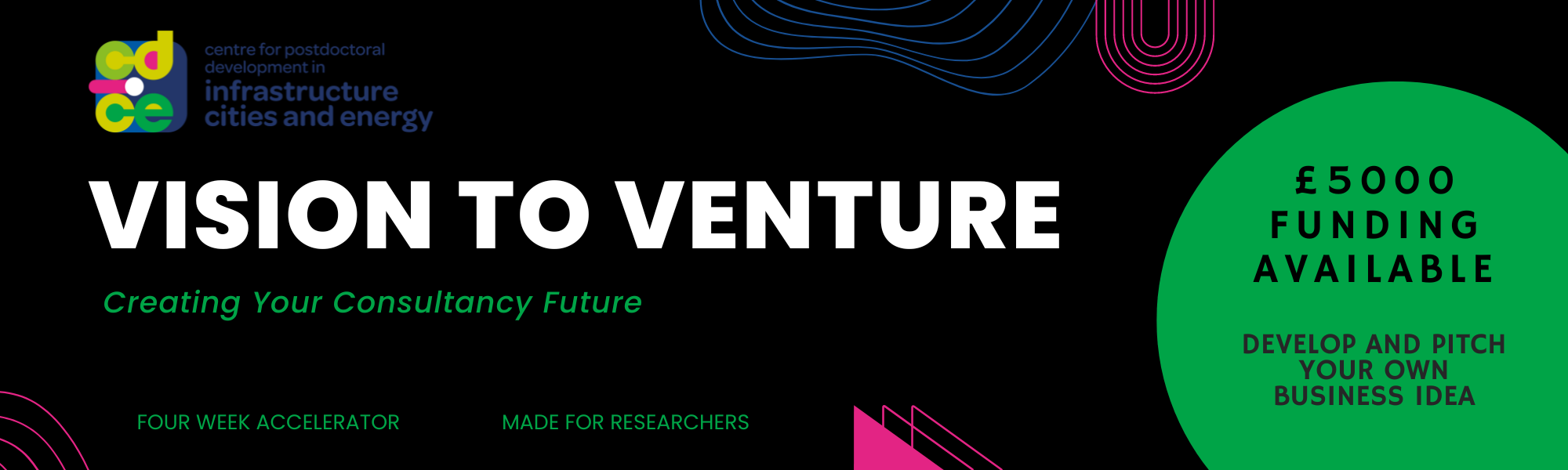 Vision To Venture: £5000 for researchers to start their own business!