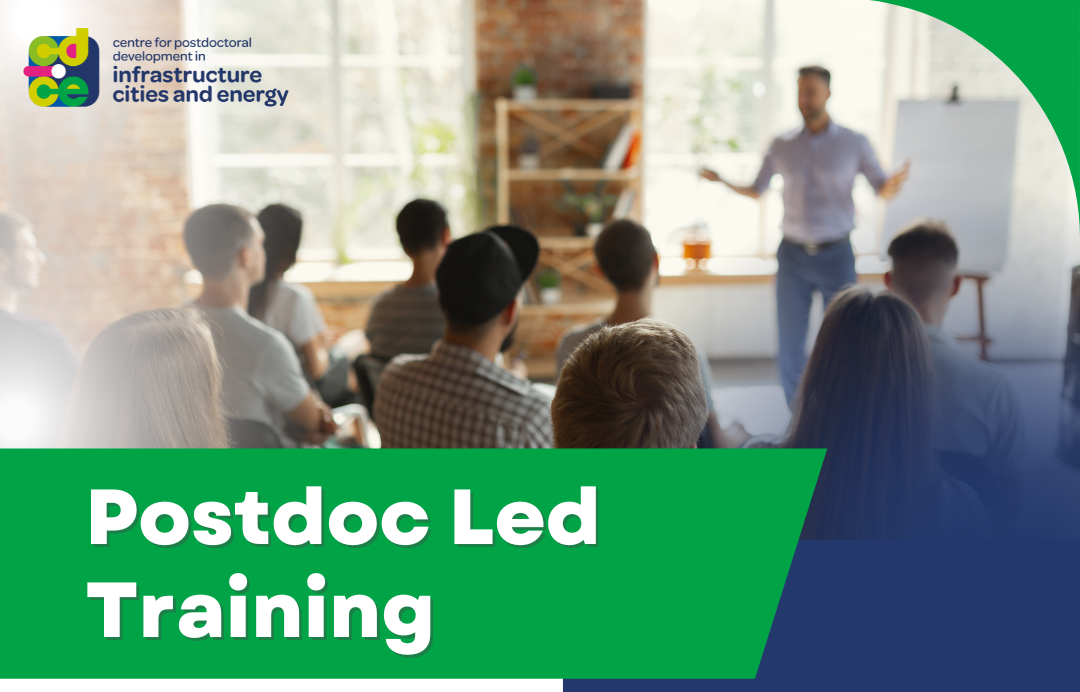 Deliver Your Own Sessions With Postdoc Led Training!